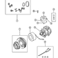 Valve Package, (Shrader), Valve Core And Cap