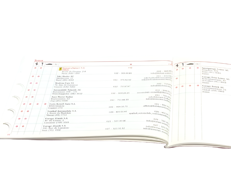 New OEM Ferrari Enzo Sales & Service Manual Handbook Cat. # 2071/04