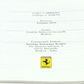 New OEM Ferrari Enzo Sales & Service Manual Handbook Cat. # 2071/04