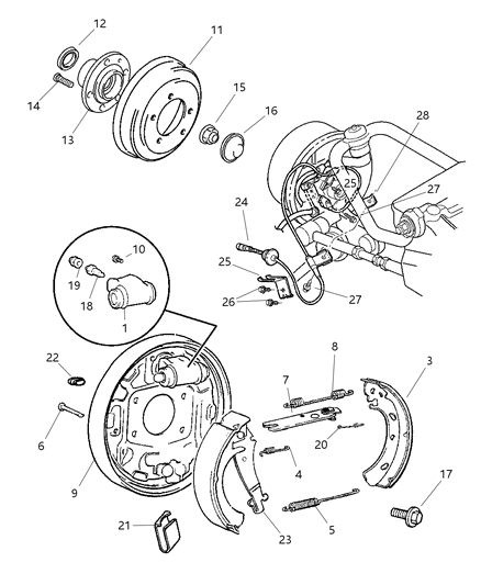 Shoe And Lining Kit Drum