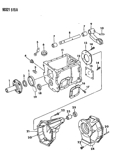 Cap, Countershaft Front Bearing