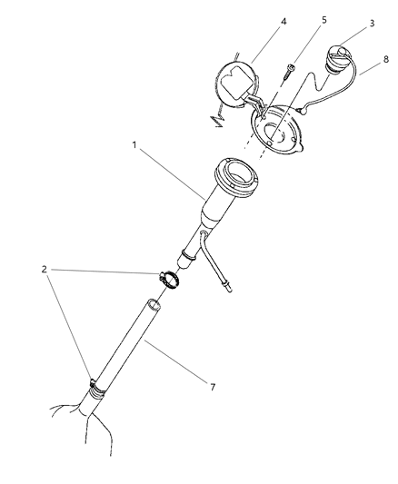 Hose Fuel Filler Tube