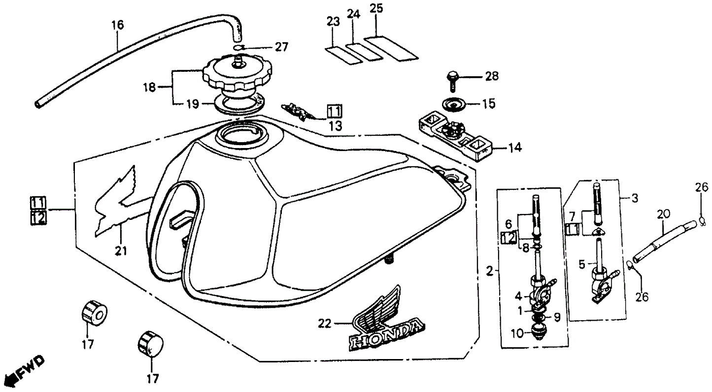Screen Set, Fuel Strainer