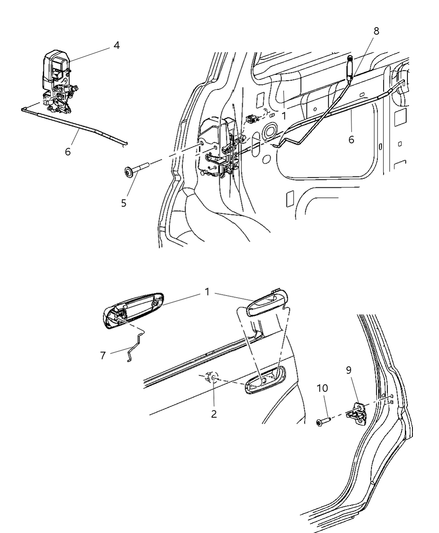Handle Exterior Door