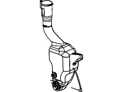 Reservoir Windshield Washer Reservoir And Pump