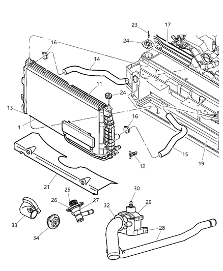 Motor Radiator Fan