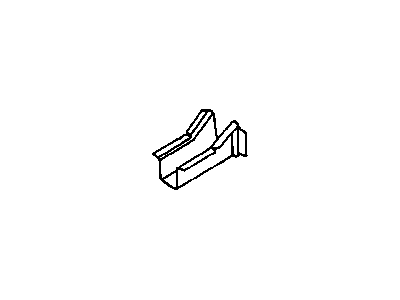 New OEM Genuine Plymouth, Rear Right Floor Extension - Part # 4888610AB