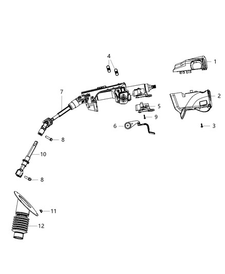 Shroud Steering Column Lower