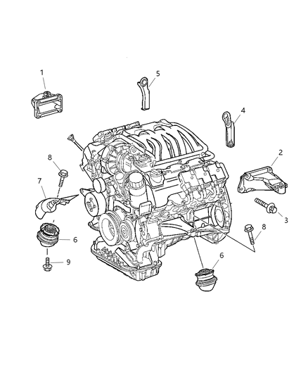 Bracket Engine Mount