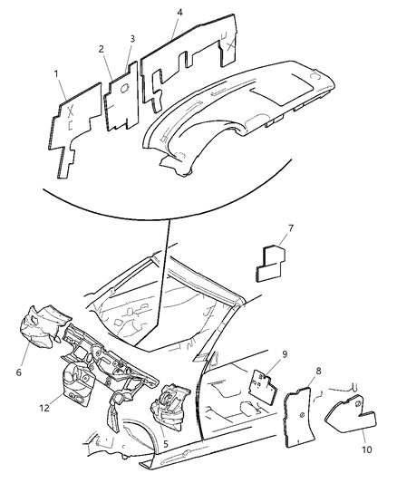 Silencer Rear Wall Lower