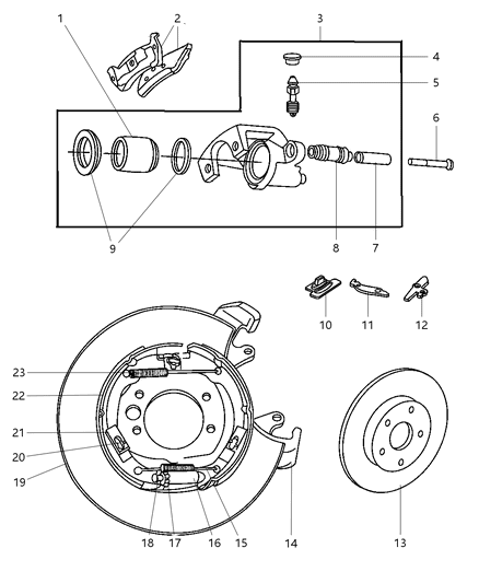 New 1997-1998 Fits Chrysler Grand Cherokee Brake Rotor - Part # 2AMV8184AA