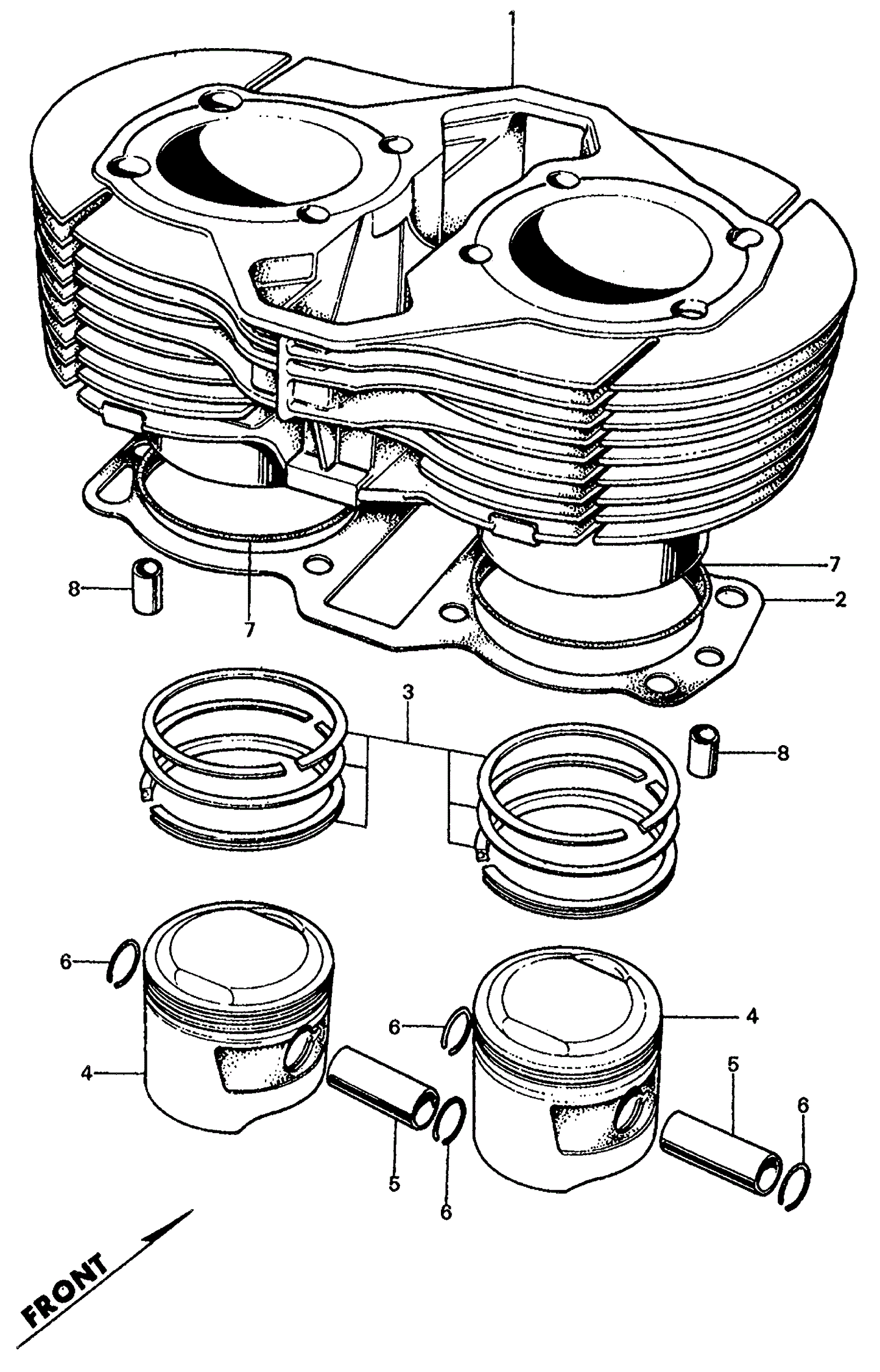 Ring Set, Piston (Over Size) (0.25)