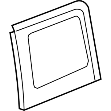 New 2011-2012 Fits Chrysler Wrangler Window-Quarter - Part # 1QW86SX9AC