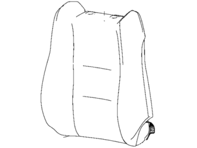 New 2018 Fits Chrysler Grand Cherokee Front Seat Back Cover - Part # 6RT00DX9AA