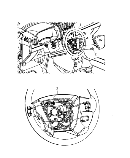 New Fits Chrysler Wheel-Steering - Part # 1EW90XDHAC