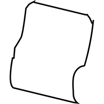 New 2010 Fits Chrysler Commander Rear Seat Back Cover - Part # 1PW98ZJ3AA