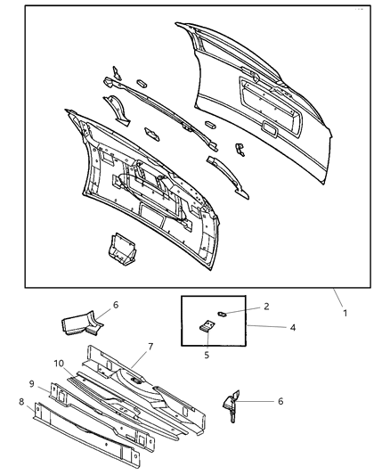 Reinforcement And Nut Liftgate Striker