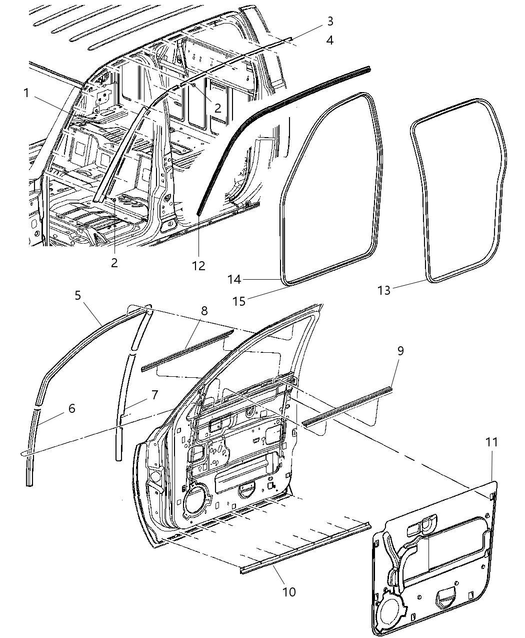 Retainer Weatherstrip