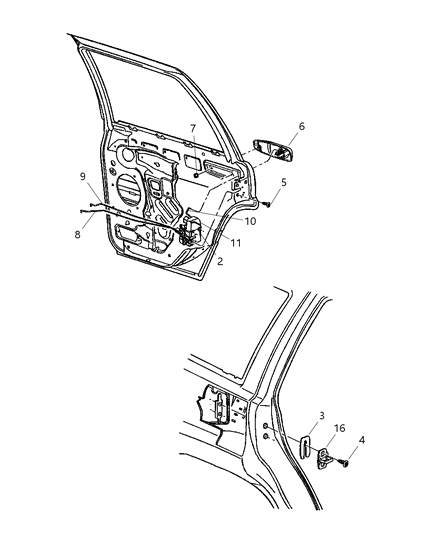 New 2002 Fits Chrysler Grand Cherokee Handle - Part # 5FW46ZDRAB