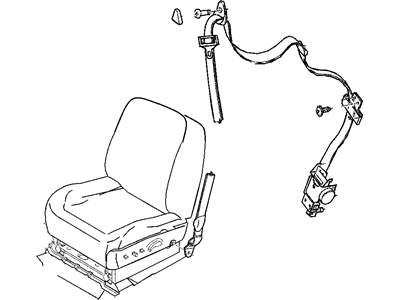 Seat Belt Front Outer