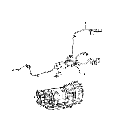 New 2019 Fits Chrysler Wrangler Wiring-Transmission - Part # 68357545AD