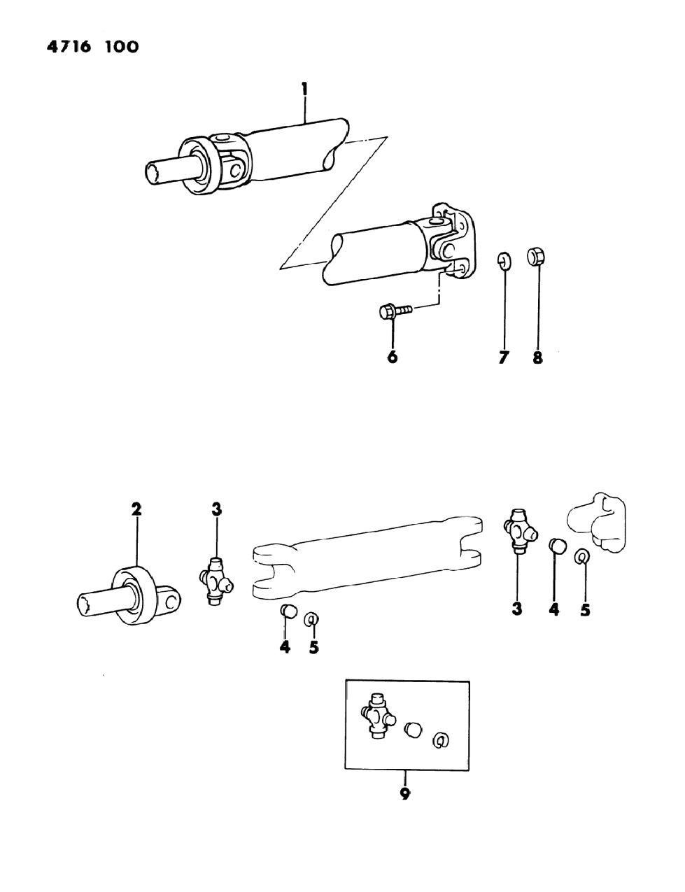 Joint Kit, Universal, Manual And Auto. Trans.
