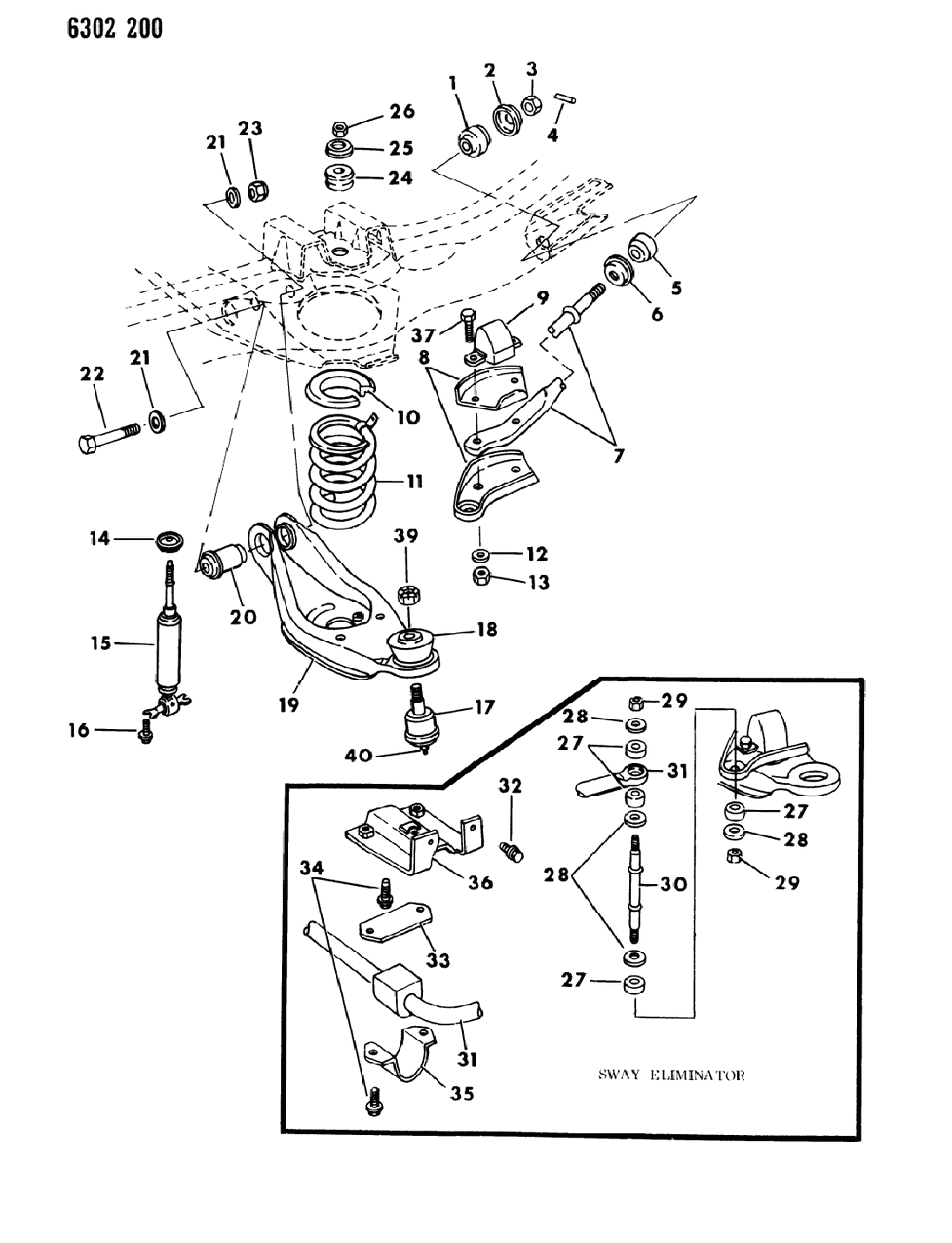 Bushing, Strut Rod Rear