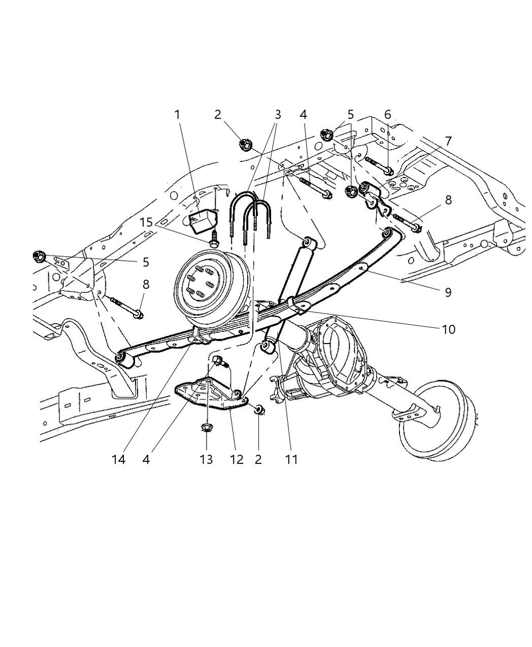 Clamp Kit Leaf Spring