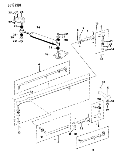 Mopar - 1984 1991 Fits Chrysler Wagoneer Cover # - Part # J8124821