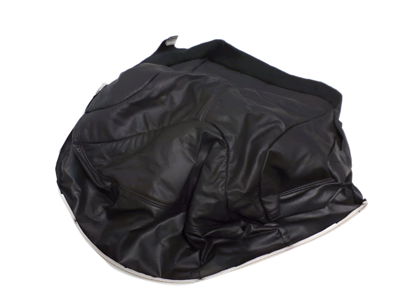 New OEM 1999-2002 GMC Sierra 1500 3500 2500 Bottom Leather Seat Cover Dark Gray, Part # 830602