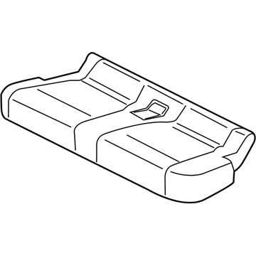 Cover Assy - Rear Seat Cushion