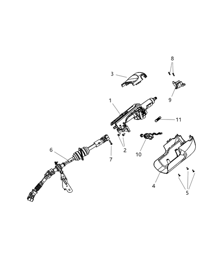 Shaft Steering Column Intermediate