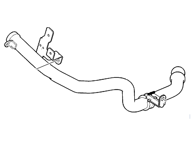 Pipe, Radiator Outlet (Lower)