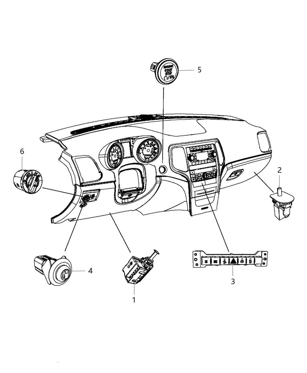 Switch Instrument Panel