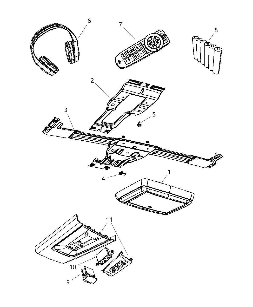 Cap Floor Console End