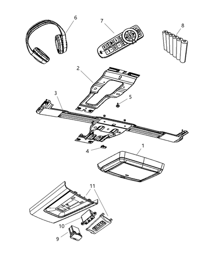 Bracket Dvd Screen