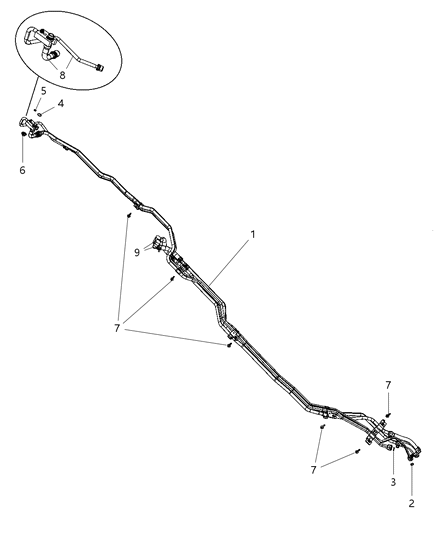 Tube Auxilary A/C Extension