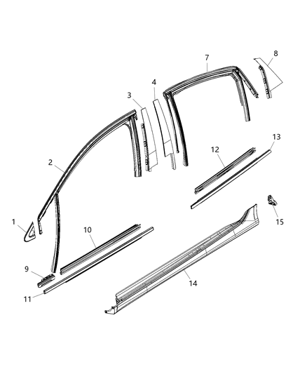 Cover Mirror Flag