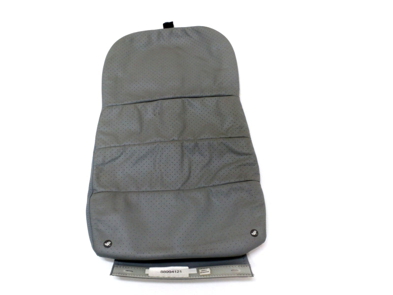 New OEM 2005 Corvette Leather Seat Back Cover Insert Gray, Part # 88994121