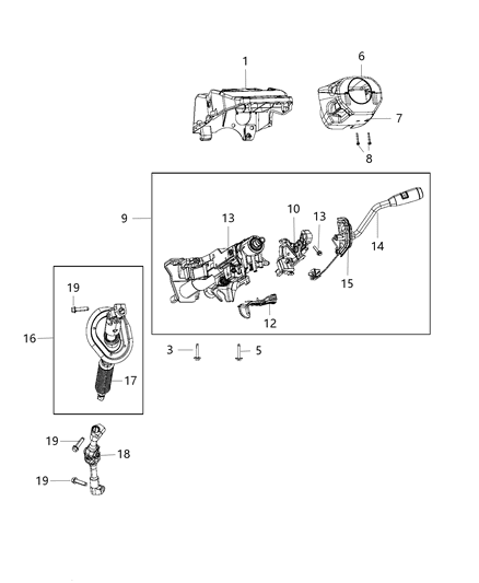 New 2019-2020 Fits Chrysler 3500, 4500, 5500 Gearshift Lever - Part # 6PB751X7AB