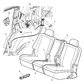 Seat Belt Rear Inner Right