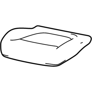 New 2018 Fits Chrysler Caliber, Compass, Patriot Front Seat Cushion Cover - Part # 6GA83LT5AB