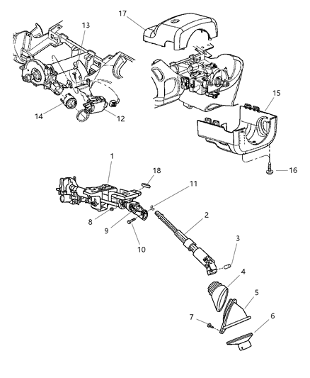 Seal Steering Column Shaft