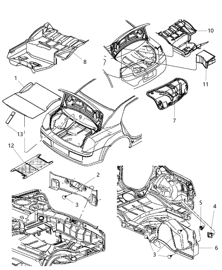 Carpet Luggage Compartment