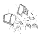Reinforcement Body Side Aperture Rear