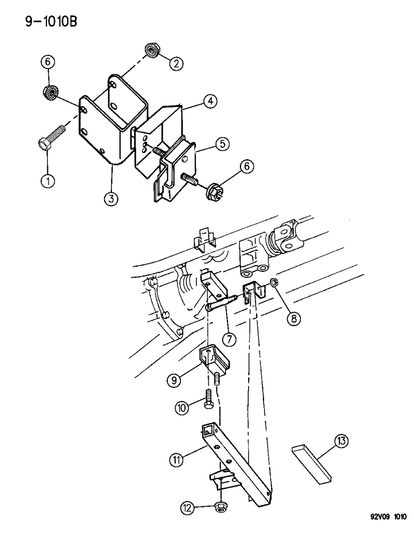 Insulator Assembly, Engine Front