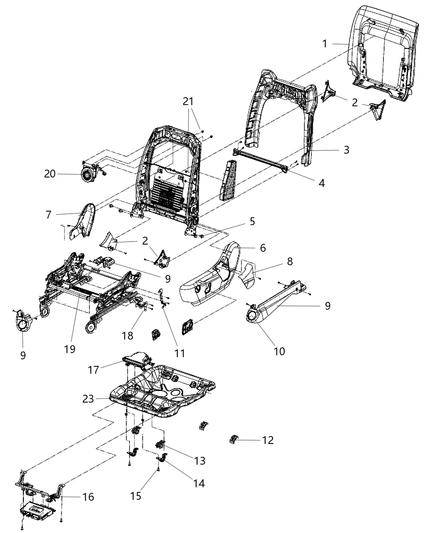 Shield Seat Adjuster Inner