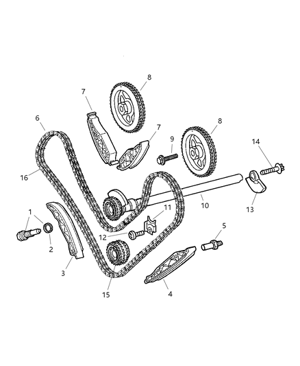 Sprocket Camshaft