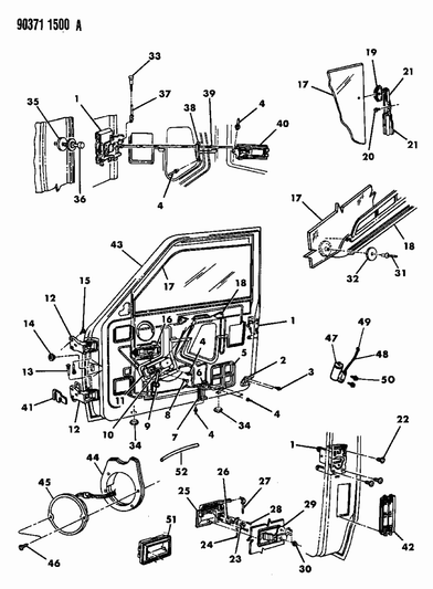 Link, Door Lock Cylinder To Latch