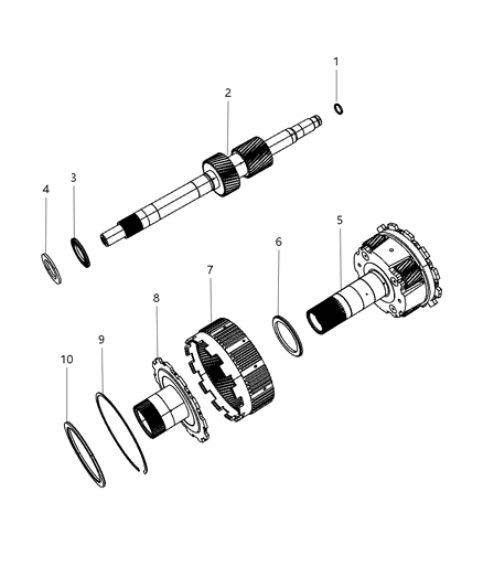 New 2011-2012 Fits Chrysler 3500, 4500, 5500 Gear Assembly-Planetary No. 2 - Part # 68085962AA